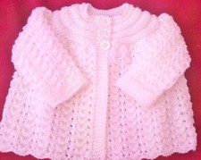 BEAUTIFUL HAND KNITTED MATINEE
