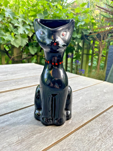 Arthur wood black - black, cat