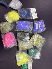 Bundle of 12 packs of Angelina hot fix fibres - mostly started