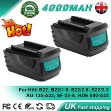 2x Battery 21.6V For Hilti Li-ion B22 B22/1.6 B22/2.6 WSR22-A B22/3.3 SD5000-A22