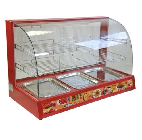 Electric food warmer showcase - food,
