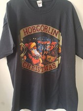 OFFICIAL VINTAGE WYCHWOOD HOBGOBLIN AND SANTA CHRISTMAS T-SHIRT, SIZE XXL