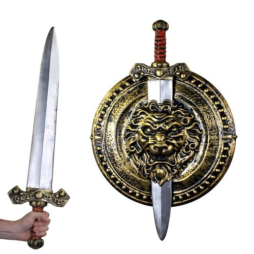 Gold sword shield toy fancy - gold,
