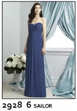 DESSY Collection Navy Chiffon