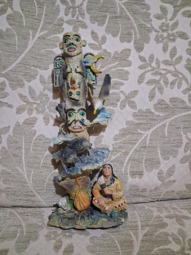 Indian totem pole - indian,