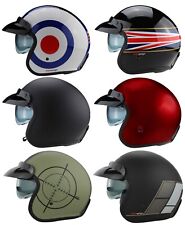 VIPER RS-V06 OPEN FACE JET SCOOTER MOTORCYCLE RETRO HELMET MOD TARGET VESPA