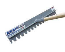 Kraft Tool CC114 Magnesium Concrete Rake Placer 24"x4" c/w with 54" Long Handle