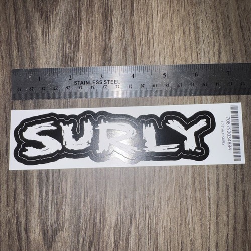 Surly decal sticker - decal/sticker, 1/2"