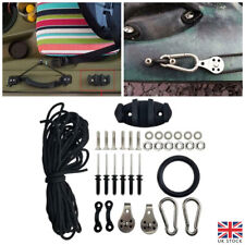 Kayak Anchor Trolley Kit Rope Pulleys Pad Eyes Rivets Marine Accessories Kit UK