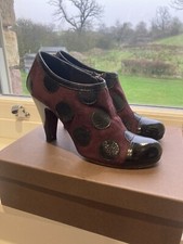 Chie Mihara Purple Suede Heels