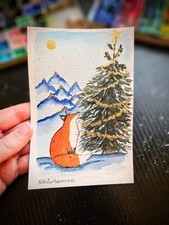 Fox, Christmas Tree in the