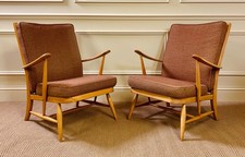 Pair mid century ercol - pair,