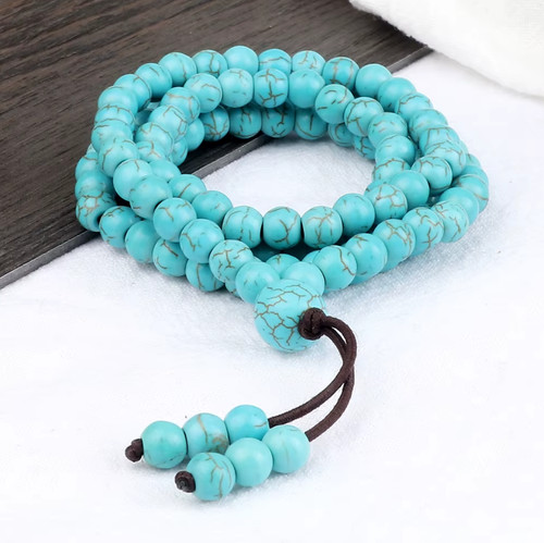 Blue howlite 108 - 108, prayer
