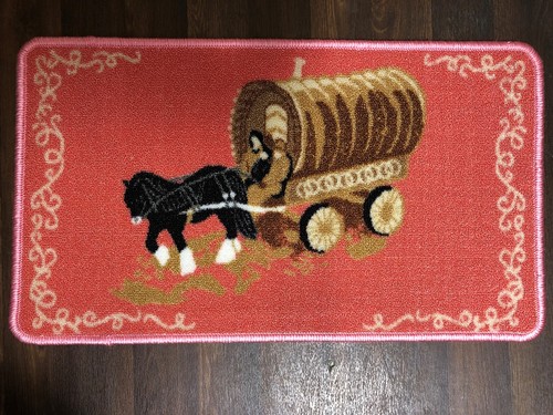 Romany gypsy wagon doormats - wagon,