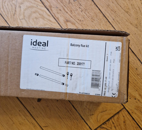 Ideal balcony flue kit - balcony,