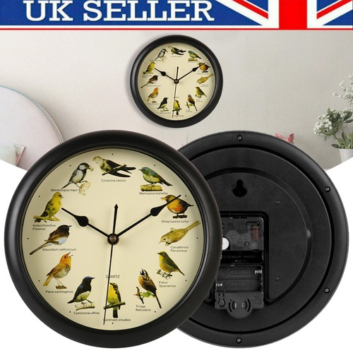 Singing birds wall clock - singing,