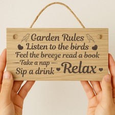 Garden Sign And Plaques For