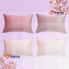 Topfinel Small Cushion Covers 30cm x 30cm Pink Velvet Cushion Covers – 30 CM
