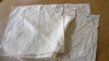 4  VINTAGE  EMBROIDERED  IRISH