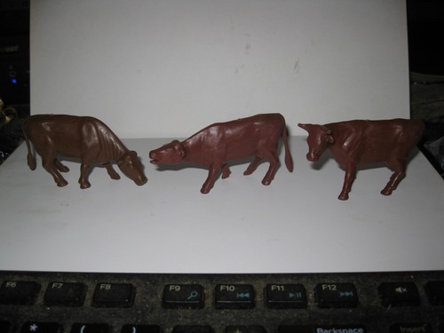 Marx 1959 wagon train - train, mooing