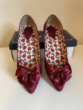 Ruby Shoo Cora burgundy