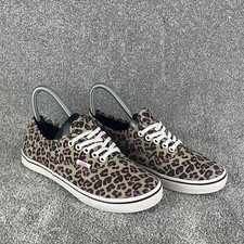 Vans Old Skool Leopard Print Trainers UK 4.5 Womens Sneakers