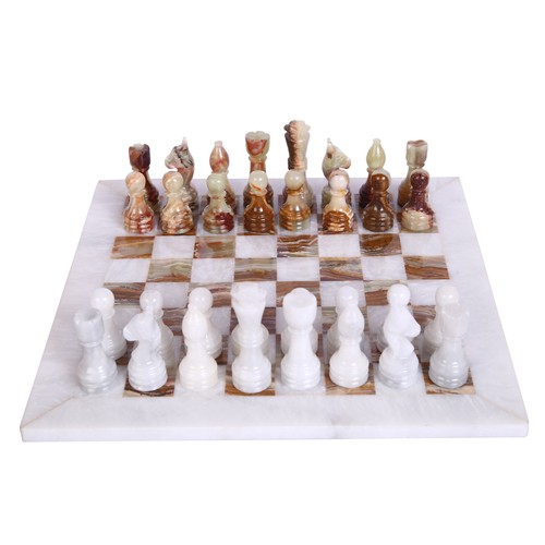 Marble chess set white - set,