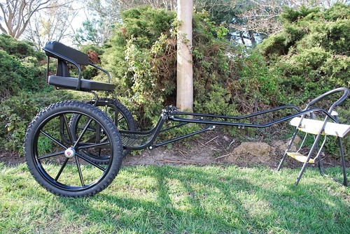 Mini horse cart c - cart, w/"c"