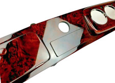 Dashboard for Austin Rover Mini , Burl Walnut Classic Dash , RHD 2+1 Chrome