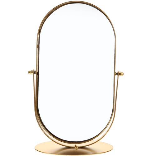 Metal tabletop mirror - metal,