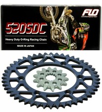 KAWASAKI KX450 FLO O-RING Gold Motocross Chain BLACK Sprocket Combo Kit 50/13T 