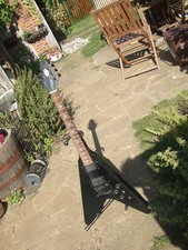 FLYING V  electric guitar by Stagg very clean in bag ideal beginner/intermediate