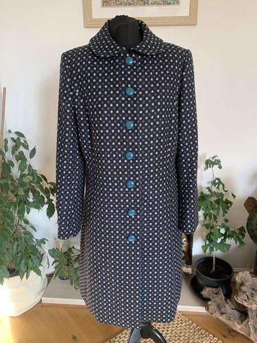 Hobbs blue white wool checked - hobbs,