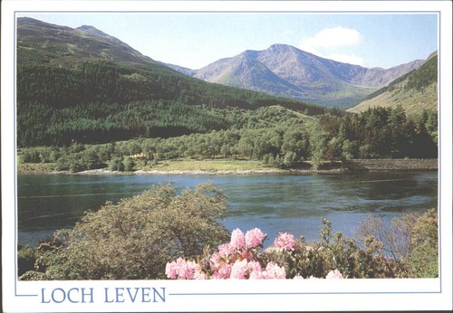 Loch leven scotland postcard - leven,