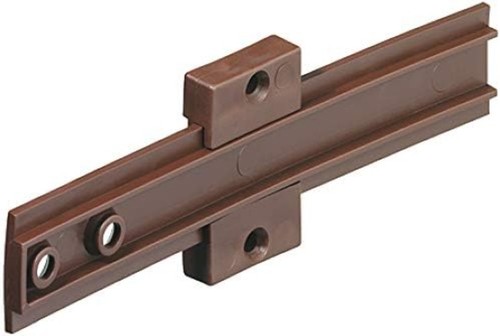 Compact brown plastic fridge - brown,
