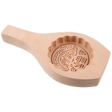  Wooden Mooncake Mold Moon Cake Cooking Mold Handle Design Mooncake Mold Kitchen