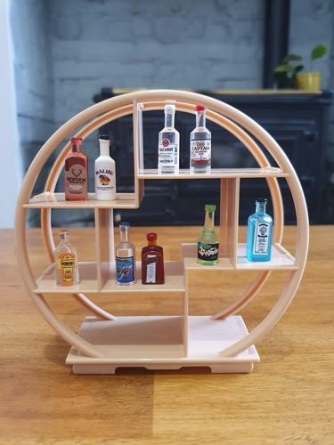Mini bar drinks display - bar,