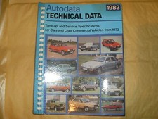 Autodata - Technical Data 1983
