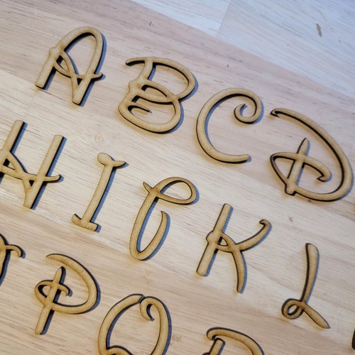 Large wooden letters mdf - large,