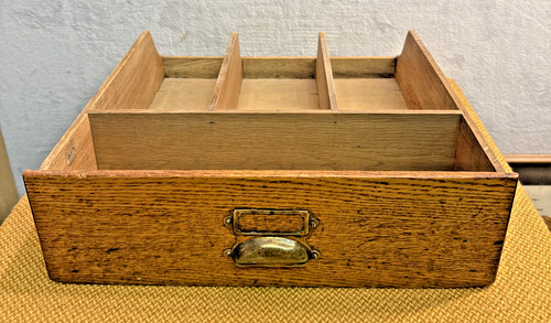 Vintage oak haberdashery - vintage, shop