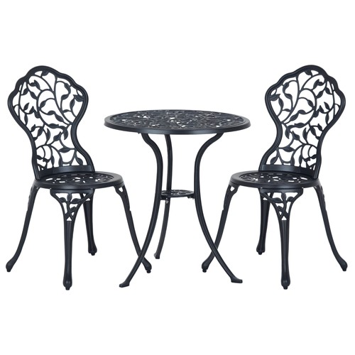 Outsunny aluminium bistro set - outsunny,