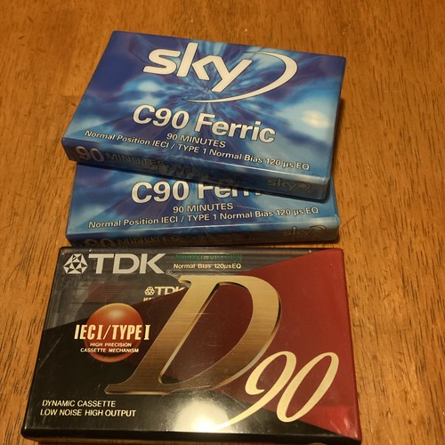 Tdk d90 sky c90 ferric - 1,