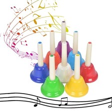 Colorful 8 Note Handbells Set