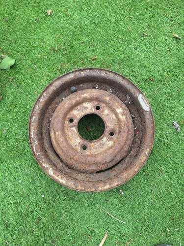 Classic mini steel wheel - steel,