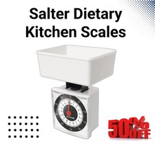 Salter Dietary Mechanical Kitchen Scales 500g – Precision Weighing with Bowl