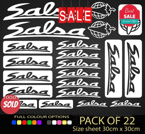 Salsa vinyl decal stickers - salsa,