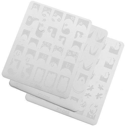 Sets nail stamper stencils - nail,