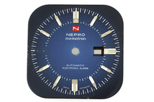 NEPRO Memotron Electronic Alarm Watch Dial Blue Diameter 31 mm (ZB435)