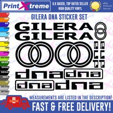 Gilera DNA Decals/Stickers  ALL  COLOURS AVAILABLE-- BEST QUALITY!  LOWER PRICE!