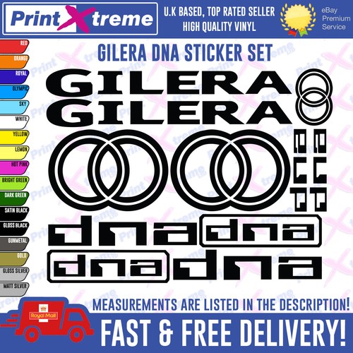 Gilera dna decals stickers - gilera, decals/stickers